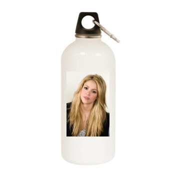 Shakira White Water Bottle With Carabiner