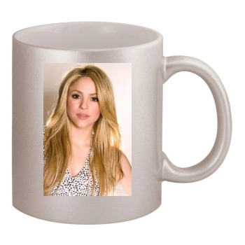 Shakira 11oz Metallic Silver Mug