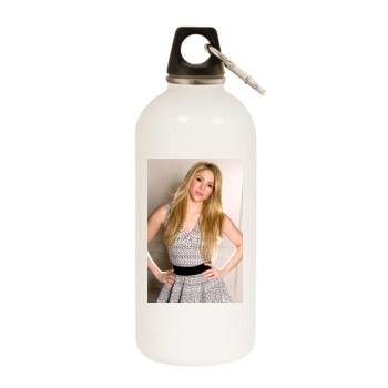 Shakira White Water Bottle With Carabiner