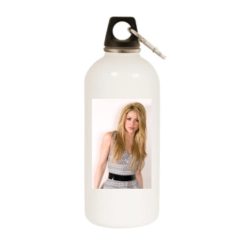 Shakira White Water Bottle With Carabiner