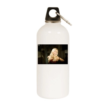 Shakira White Water Bottle With Carabiner