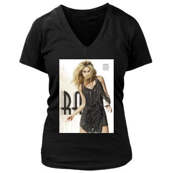 Shakira Women's Deep V-Neck TShirt