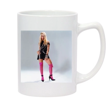 Shakira 14oz White Statesman Mug