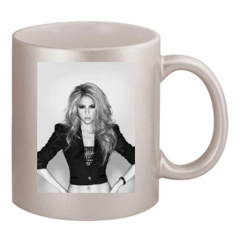 Shakira 11oz Metallic Silver Mug