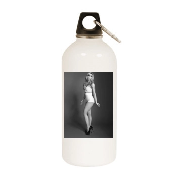 Shakira White Water Bottle With Carabiner