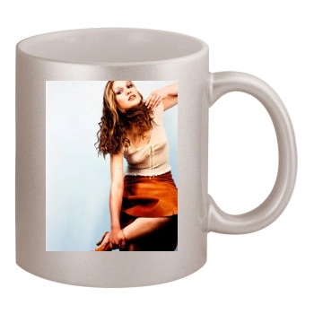 Julia Stiles 11oz Metallic Silver Mug