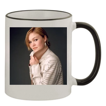 Julia Stiles 11oz Colored Rim & Handle Mug