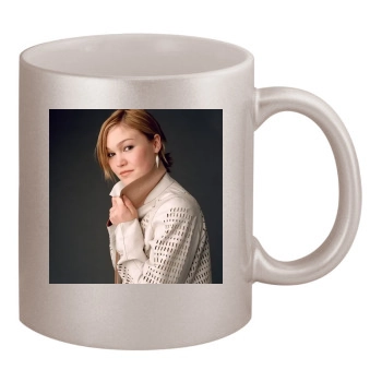 Julia Stiles 11oz Metallic Silver Mug