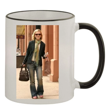 Julia Stiles 11oz Colored Rim & Handle Mug