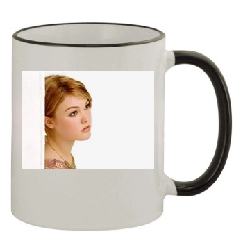 Julia Stiles 11oz Colored Rim & Handle Mug