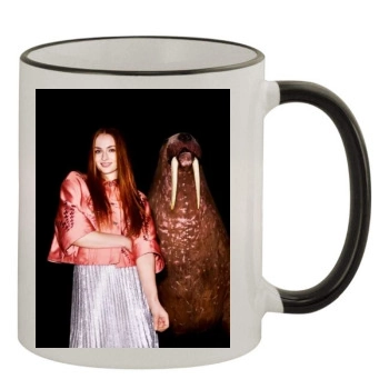 Sophie Turner 11oz Colored Rim & Handle Mug