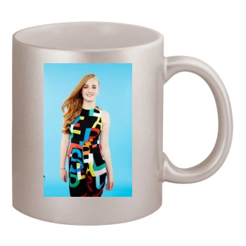 Sophie Turner 11oz Metallic Silver Mug