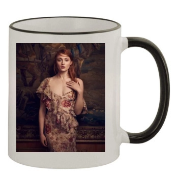 Sophie Turner 11oz Colored Rim & Handle Mug