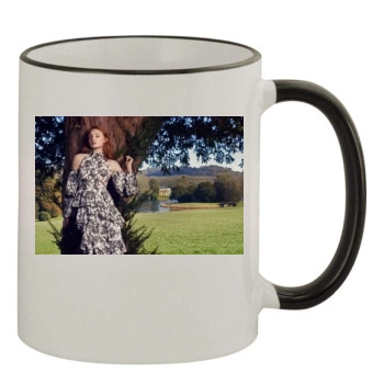 Sophie Turner 11oz Colored Rim & Handle Mug