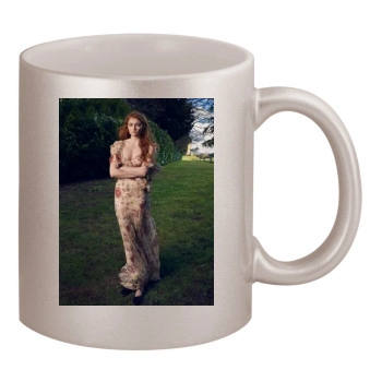 Sophie Turner 11oz Metallic Silver Mug