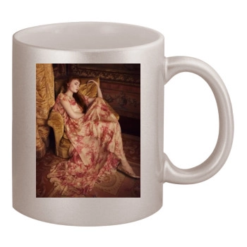 Sophie Turner 11oz Metallic Silver Mug