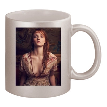 Sophie Turner 11oz Metallic Silver Mug