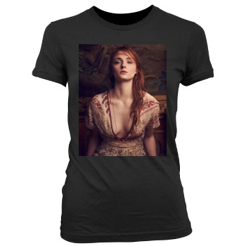 Sophie Turner Women's Junior Cut Crewneck T-Shirt