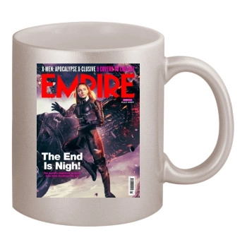 Sophie Turner 11oz Metallic Silver Mug