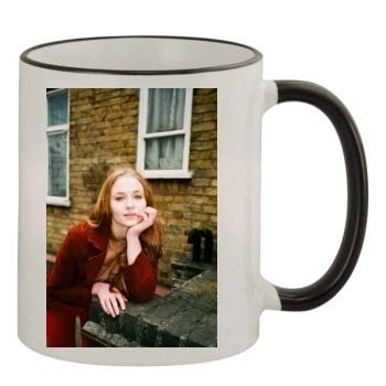 Sophie Turner 11oz Colored Rim & Handle Mug