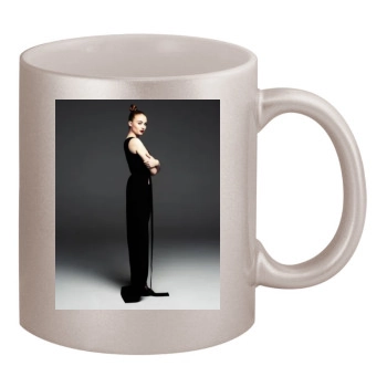 Sophie Turner 11oz Metallic Silver Mug