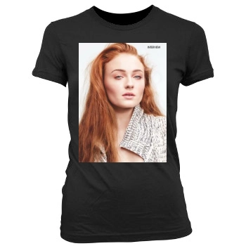 Sophie Turner Women's Junior Cut Crewneck T-Shirt