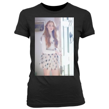 Sophie Turner Women's Junior Cut Crewneck T-Shirt