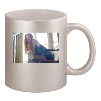 Sophie Turner 11oz Metallic Silver Mug