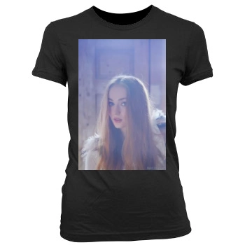 Sophie Turner Women's Junior Cut Crewneck T-Shirt