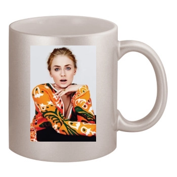 Sophie Turner 11oz Metallic Silver Mug