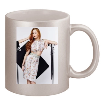 Sophie Turner 11oz Metallic Silver Mug