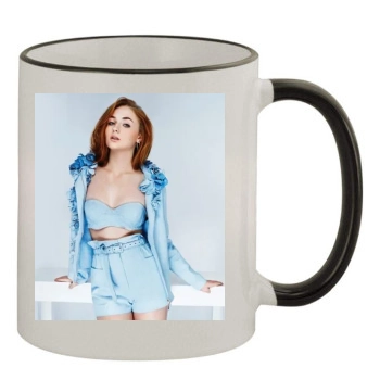 Sophie Turner 11oz Colored Rim & Handle Mug