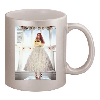 Sophie Turner 11oz Metallic Silver Mug