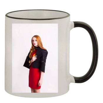 Sophie Turner 11oz Colored Rim & Handle Mug