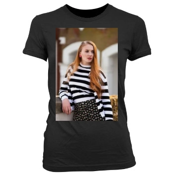 Sophie Turner Women's Junior Cut Crewneck T-Shirt