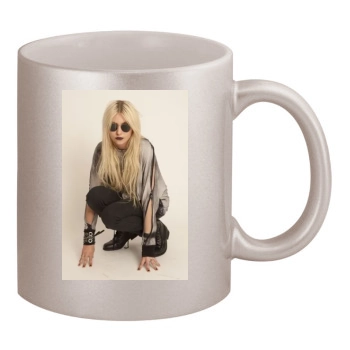 Taylor Momsen 11oz Metallic Silver Mug