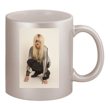 Taylor Momsen 11oz Metallic Silver Mug