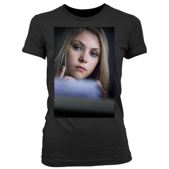 Taylor Momsen Women's Junior Cut Crewneck T-Shirt