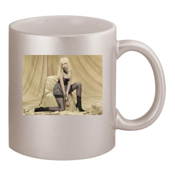 Taylor Momsen 11oz Metallic Silver Mug