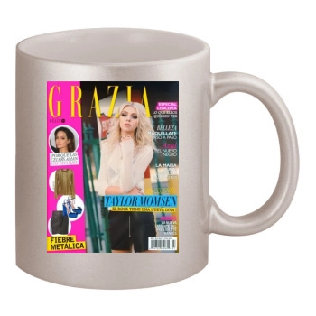 Taylor Momsen 11oz Metallic Silver Mug