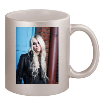 Taylor Momsen 11oz Metallic Silver Mug