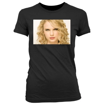 Taylor Swift Women's Junior Cut Crewneck T-Shirt