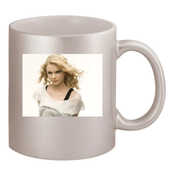 Taylor Swift 11oz Metallic Silver Mug