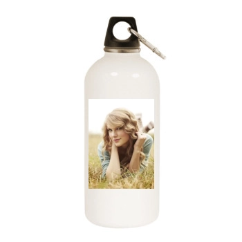 Taylor Swift White Water Bottle With Carabiner