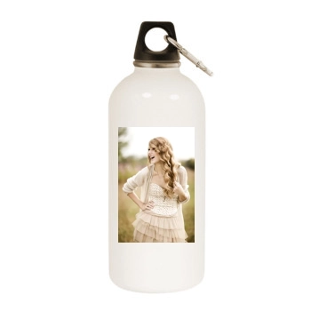 Taylor Swift White Water Bottle With Carabiner