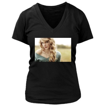 Taylor Swift Women's Deep V-Neck TShirt