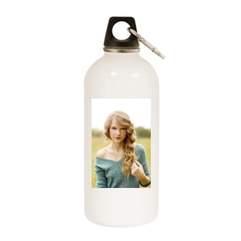 Taylor Swift White Water Bottle With Carabiner