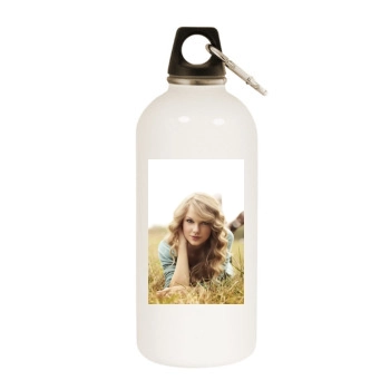 Taylor Swift White Water Bottle With Carabiner