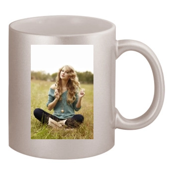 Taylor Swift 11oz Metallic Silver Mug