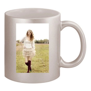 Taylor Swift 11oz Metallic Silver Mug